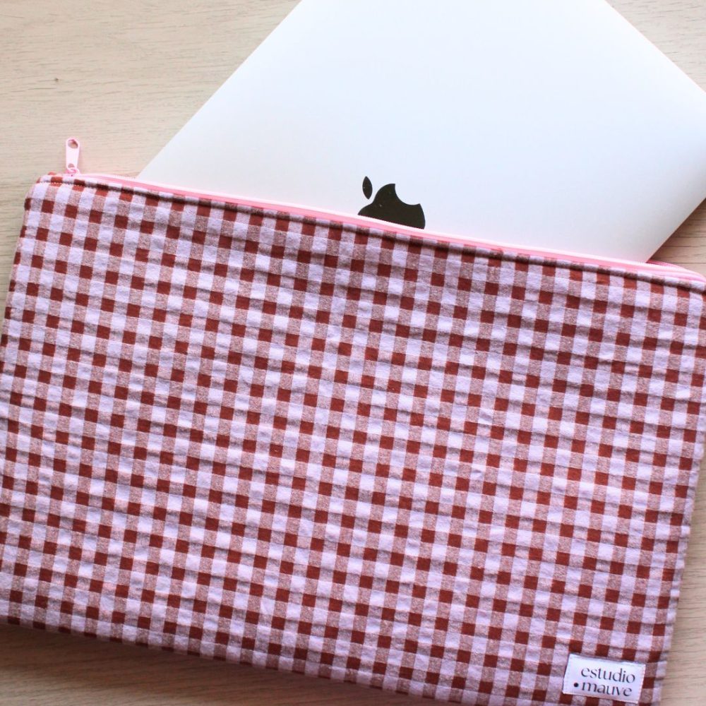 Funda portátil vichy