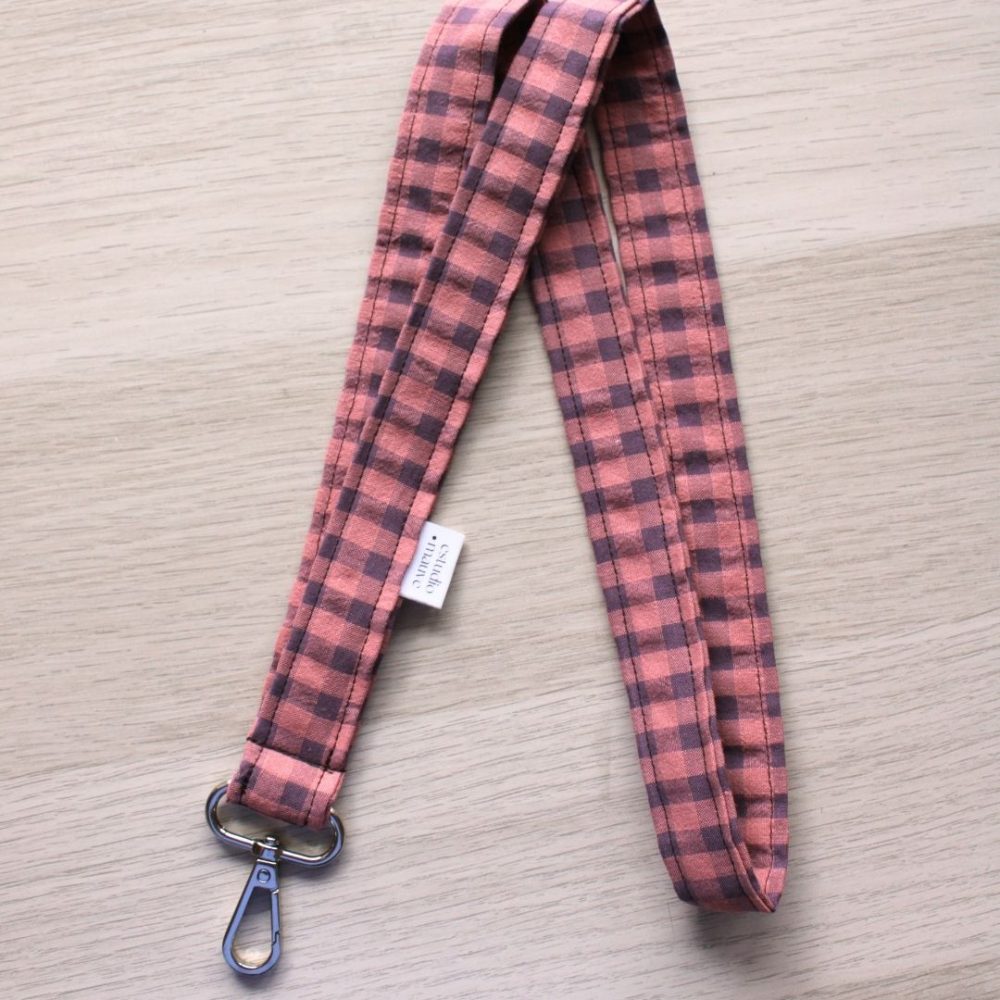 Lanyard - cuelga llaves vichy