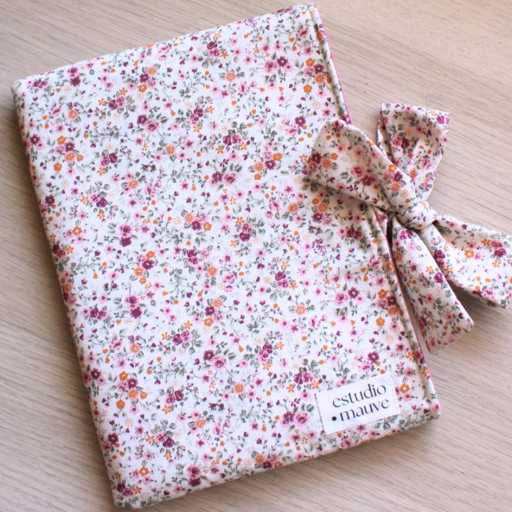 Funda libro-iPad con lazo Cherry Blossom