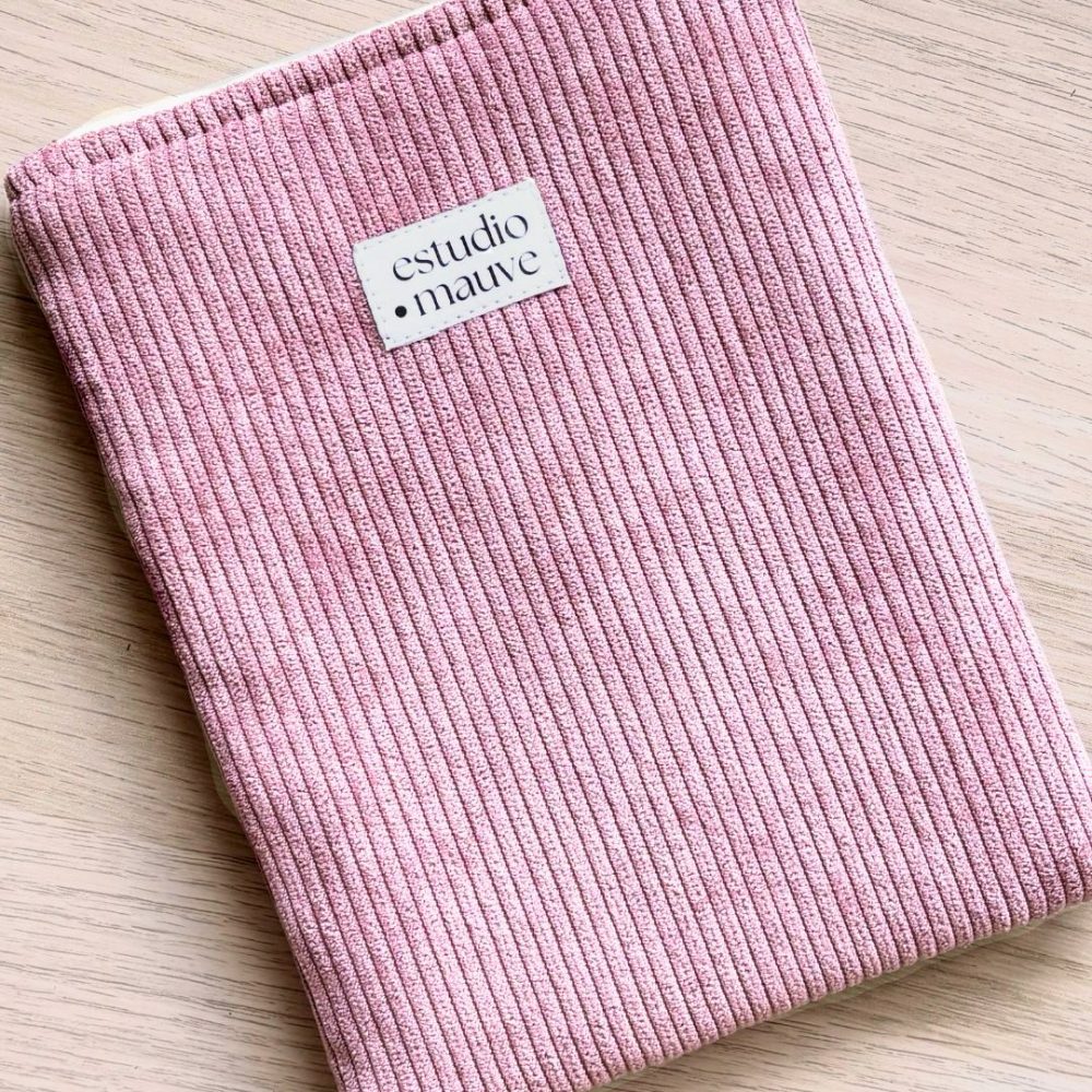Funda Kindle de pana rosa Cherry Blossom