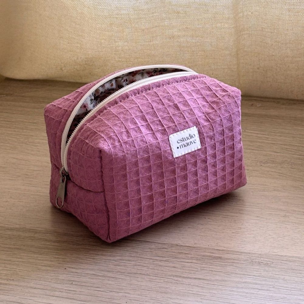 Neceser box mini waffle rosa + Blossom