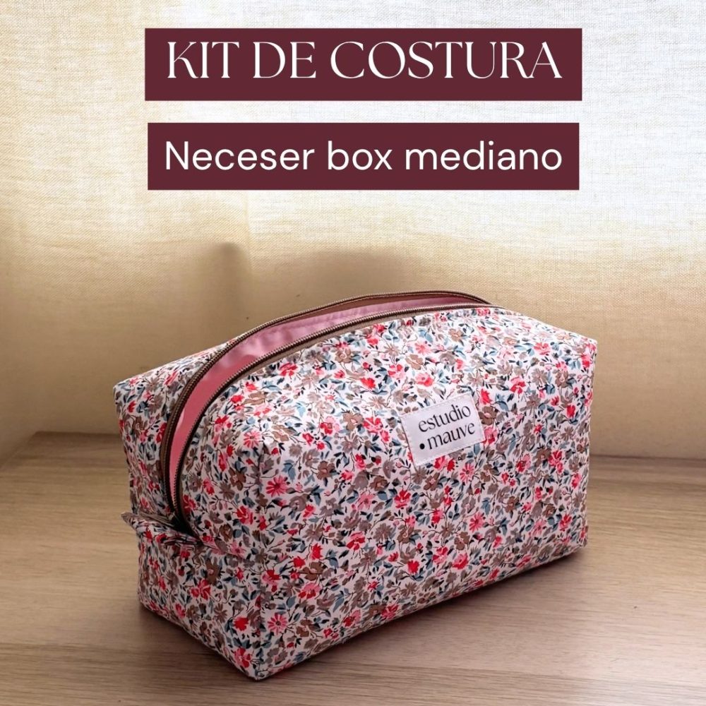 Kit de costura - neceser box mediano