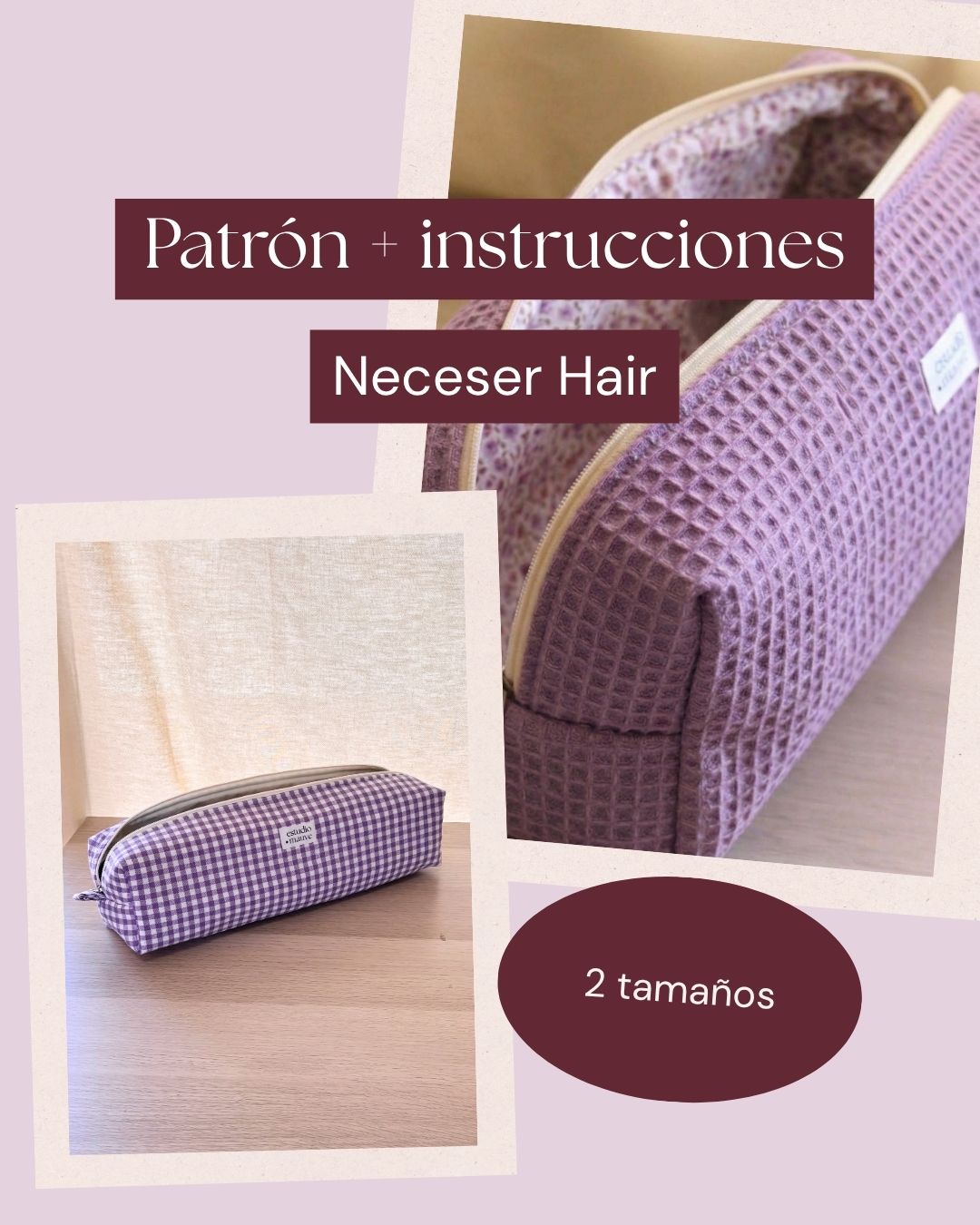 Patrón neceser Hair